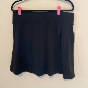 BNWT Lou & Grey Black Skirt Skort Pickleball Vacation Summer Size XL